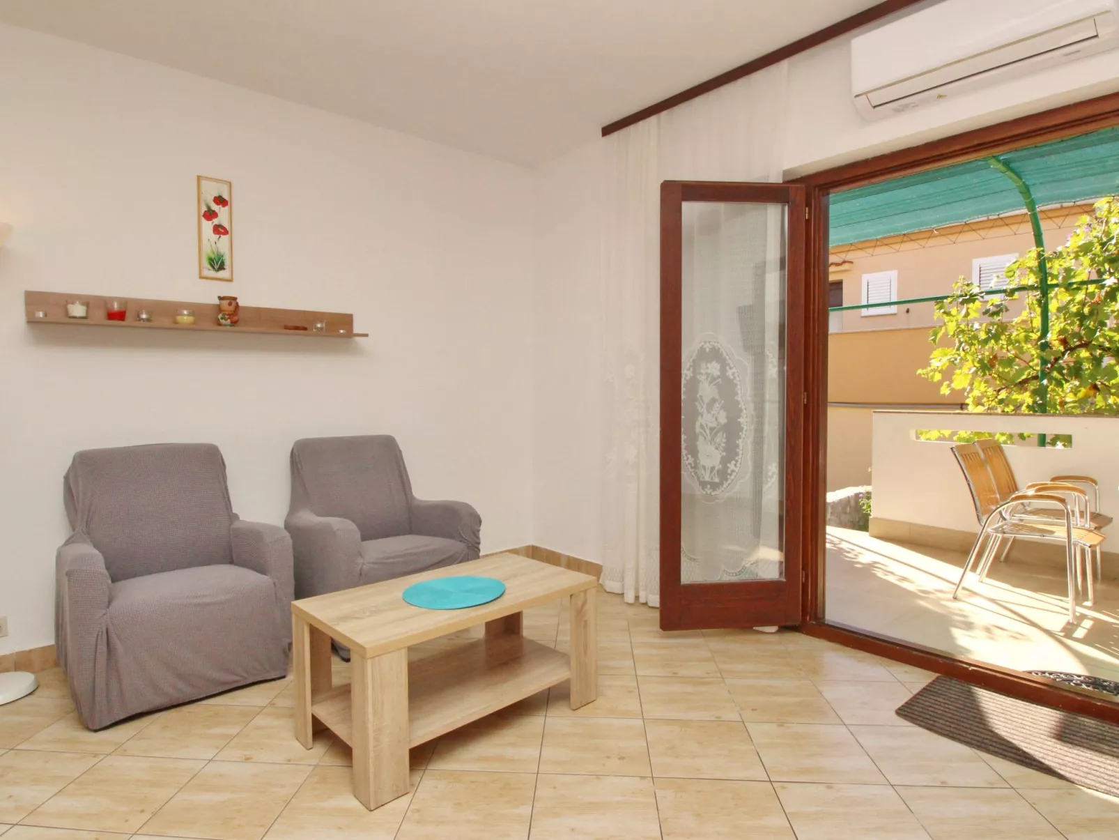 Charmante Wohnung in Baška mit Eigener Terrasse