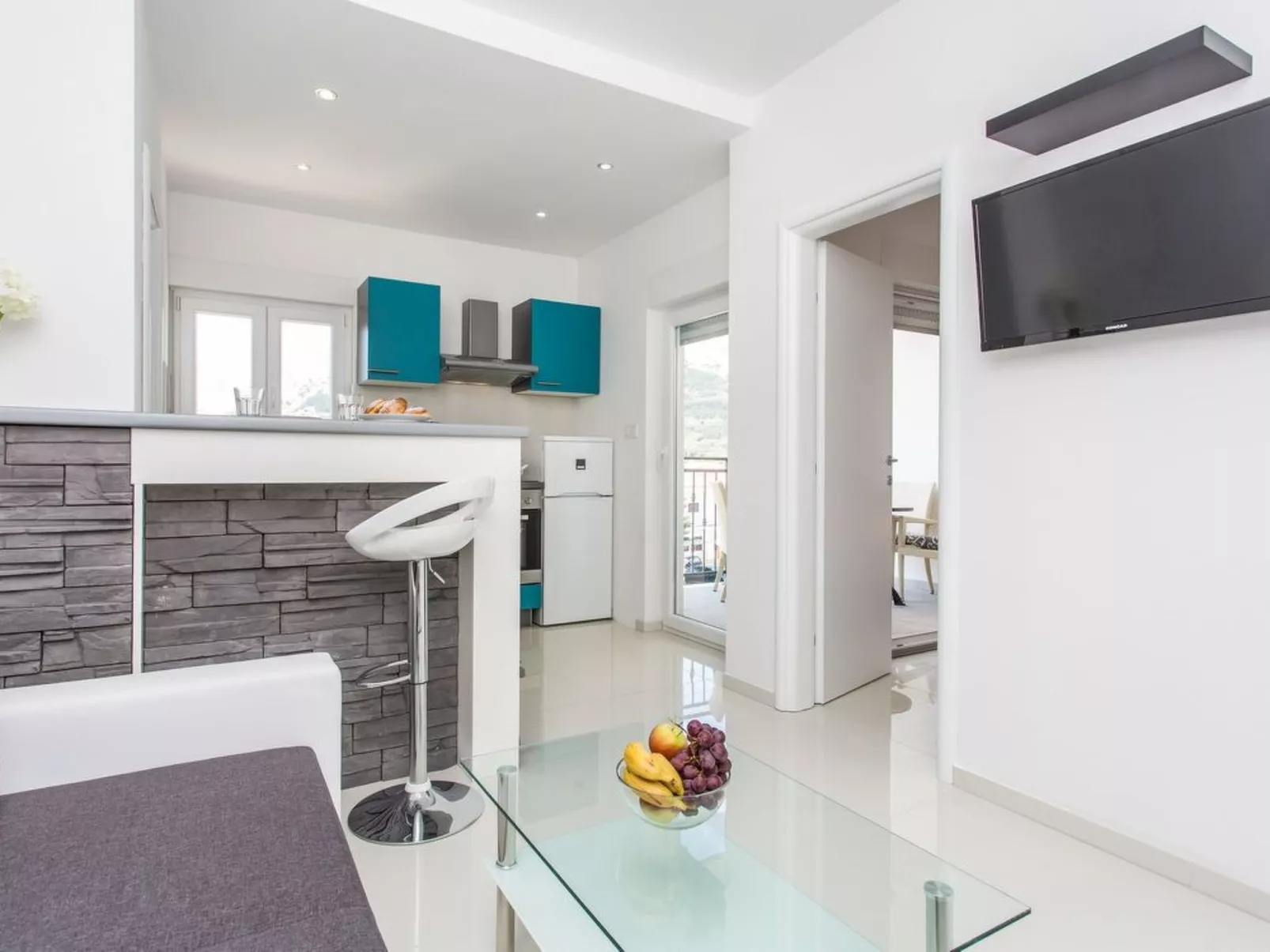 Tolle Wohnung in Baška mit Eigenem Balkon