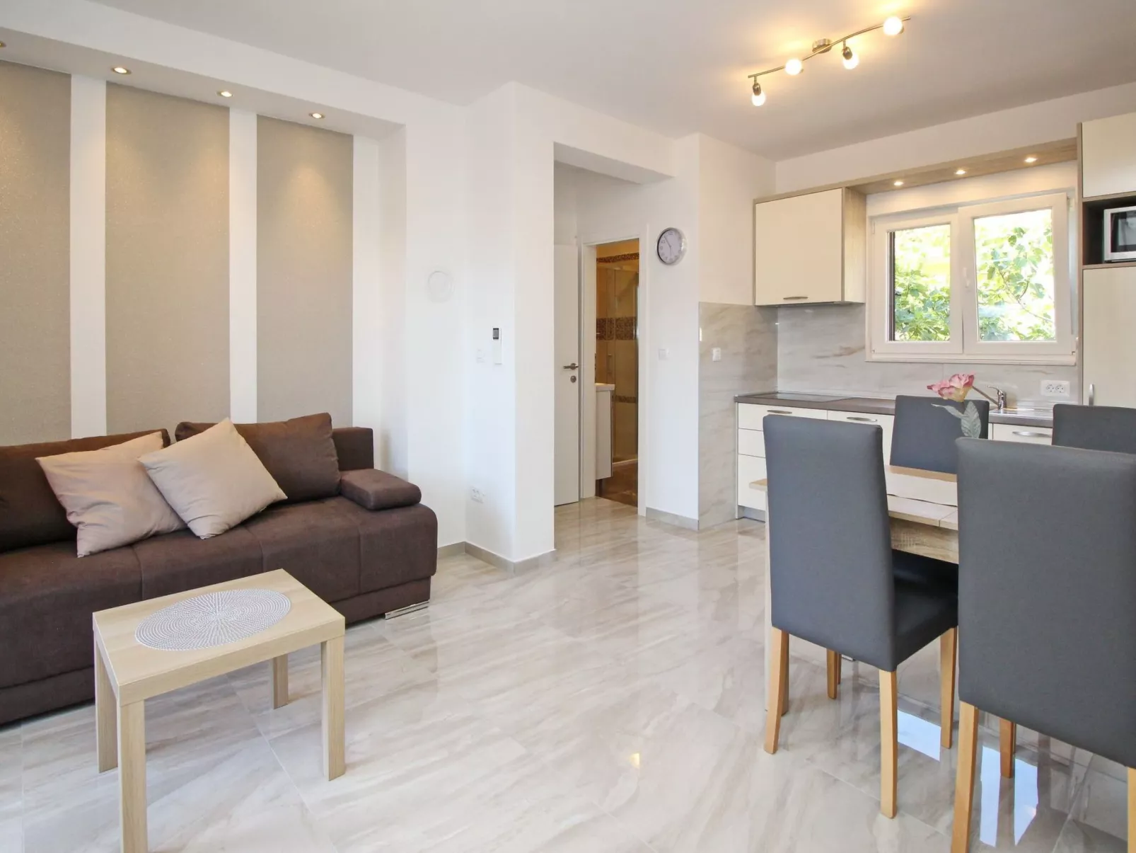 Tolles Appartement in Baška mit Eigenem Balkon