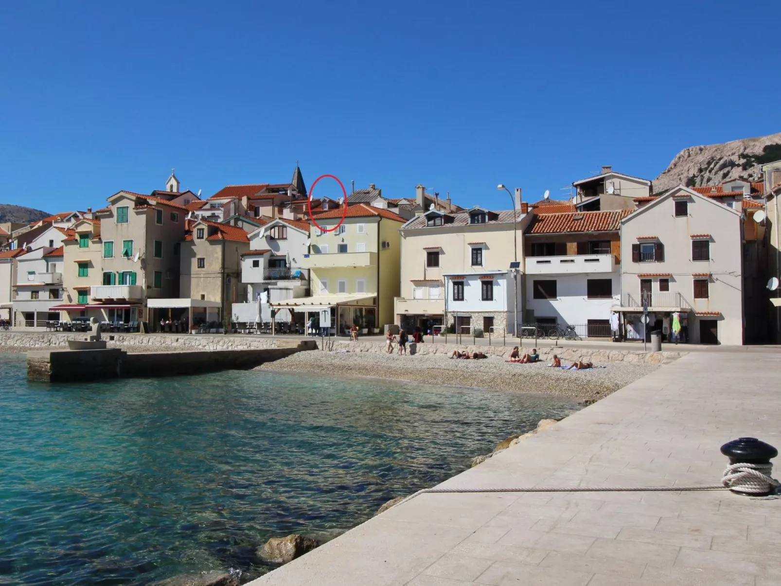 Appartement in Baška mit Eigenem Balkon-Dehors