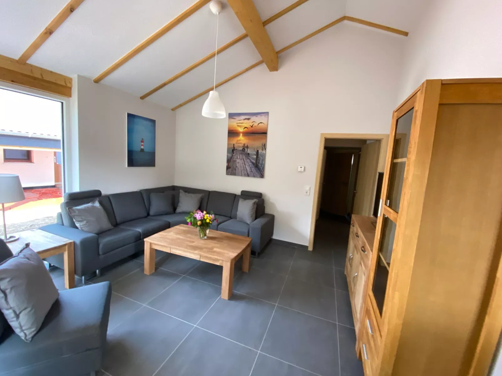 N7 Haus mit Terrasse und Garten an der Nordsee-Drinnen