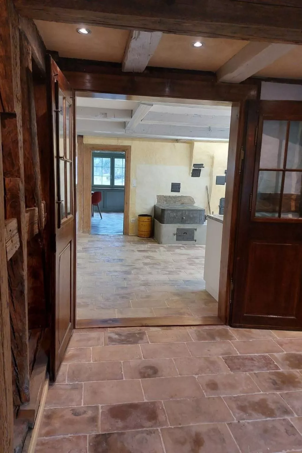 Historisches Riegel-Doppelbauernhaus-Inside