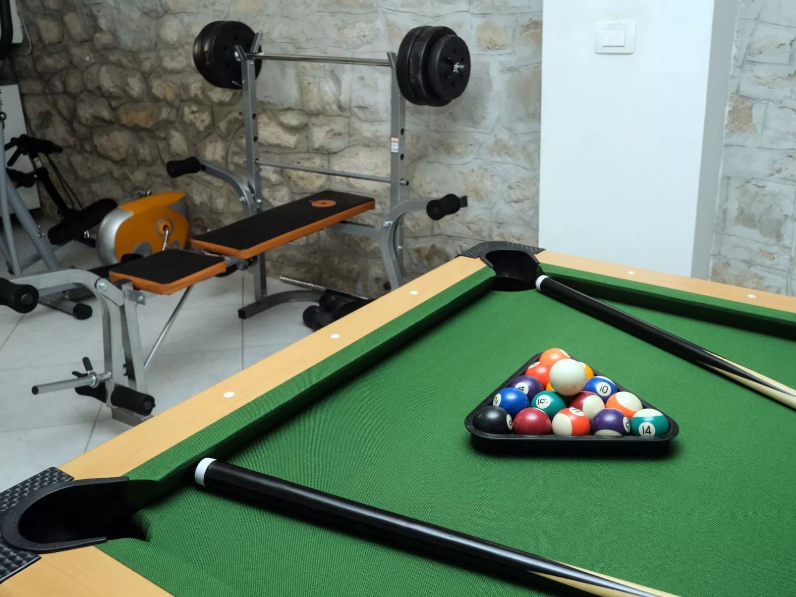 Mit Whirlpool-Drinnen