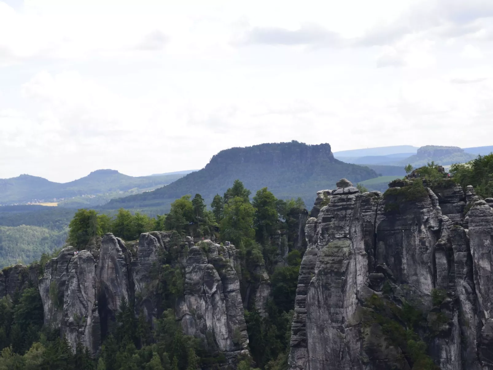 Panoramablick in Königstein-Dehors