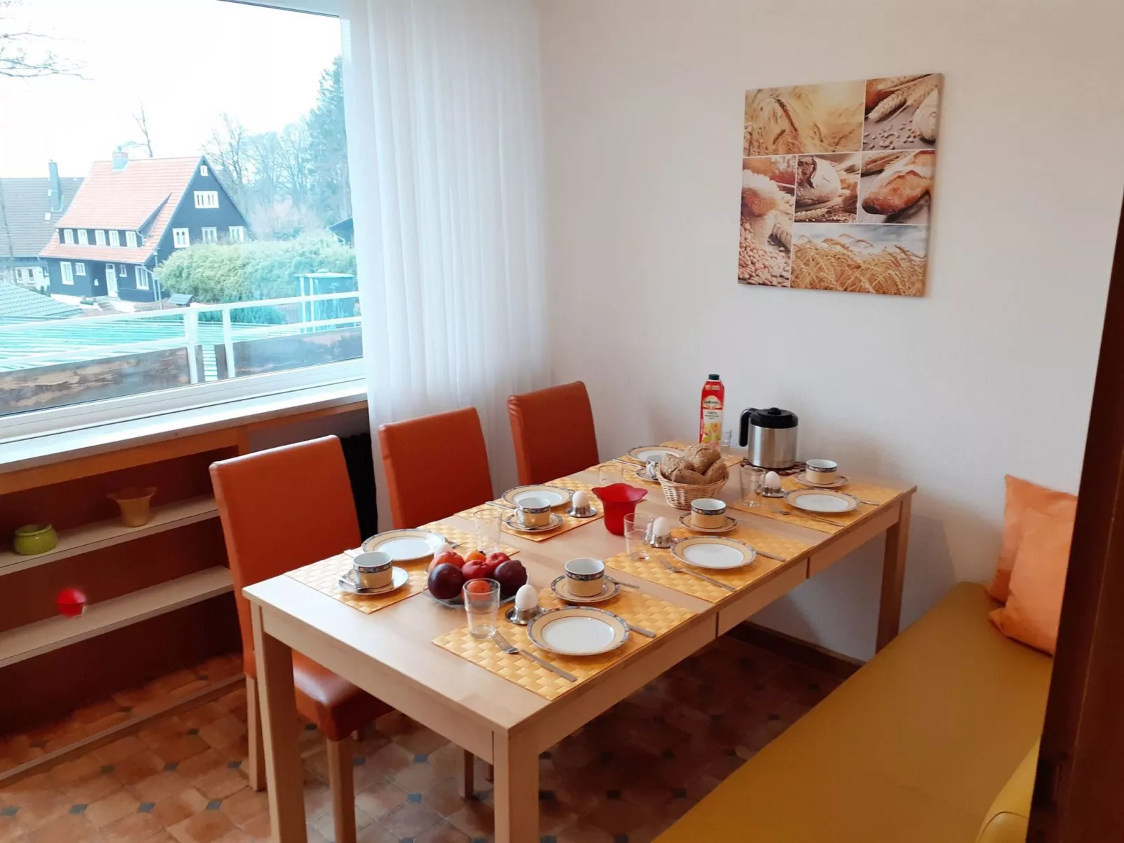 Premium-Ferienwohnung mit Bergblick im Haus Hopfe-Drinnen