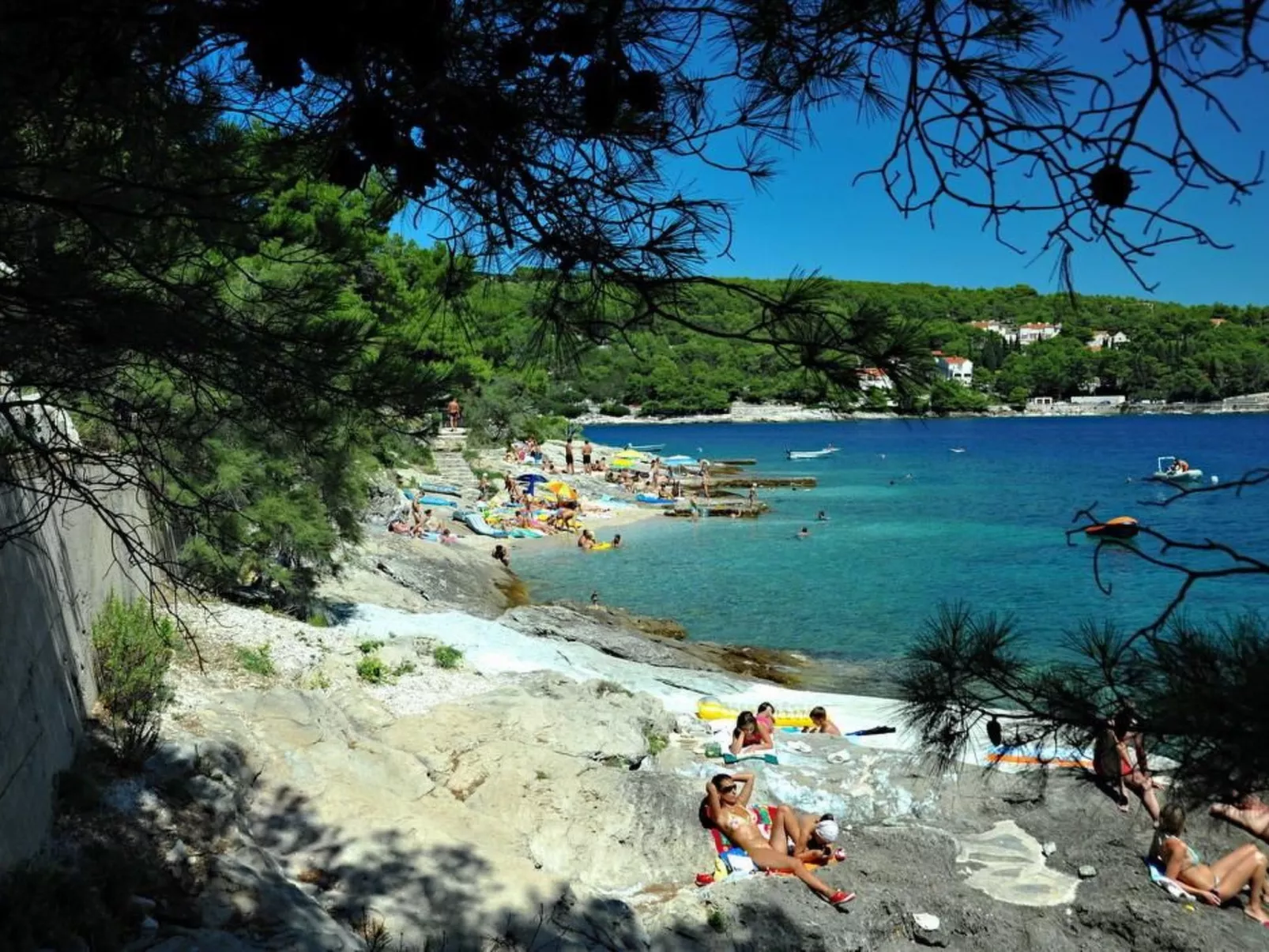 Ferienvilla "Lucian" mit Blick auf das Wasser-Draußen