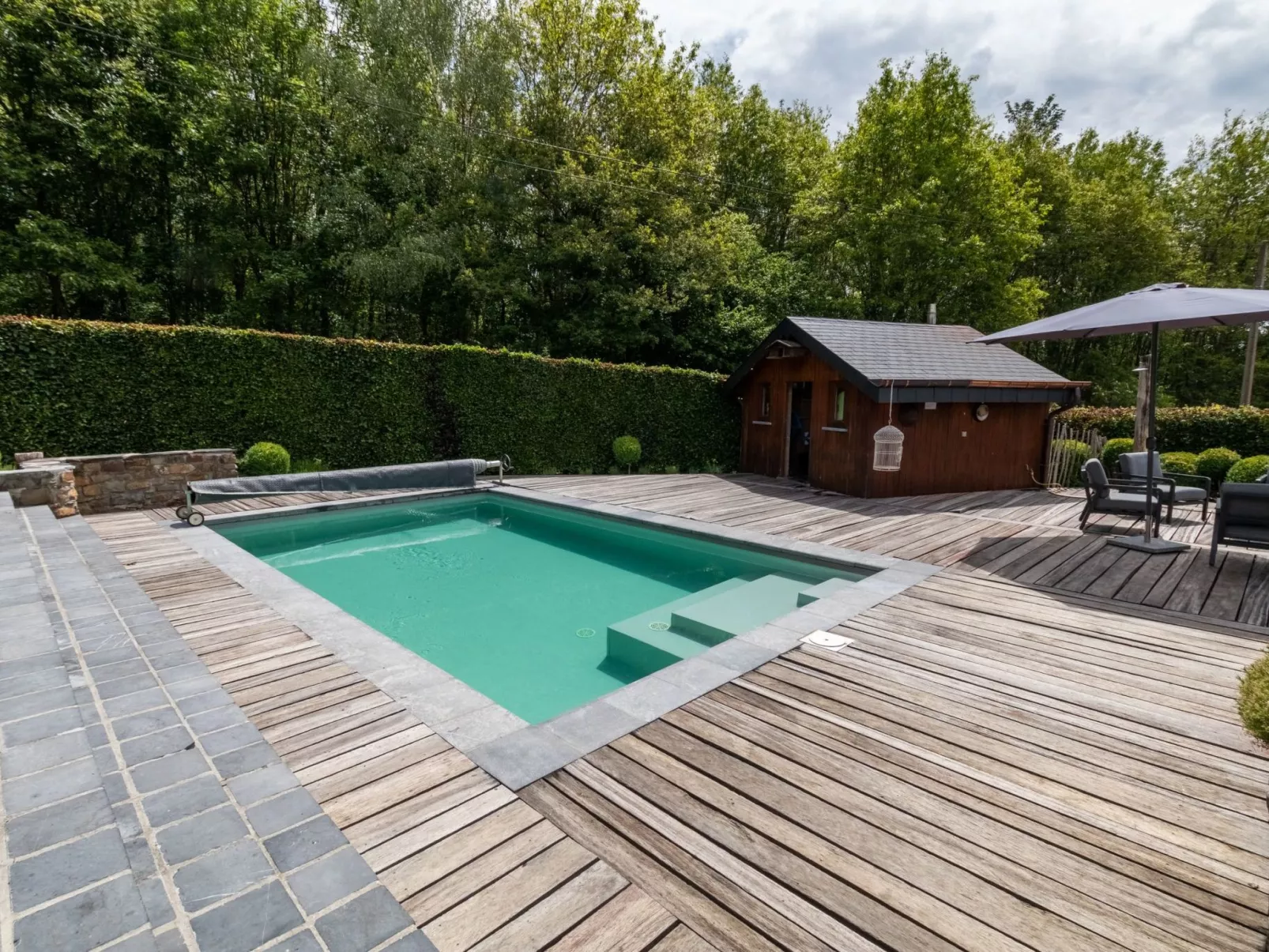 Villa "Spineux" Schwimmbäder/Whirlpool/Sauna 11pers-Draußen