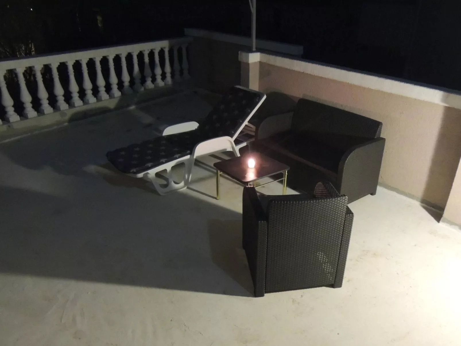 Studio für zwei Personen mit Balkon-Drinnen