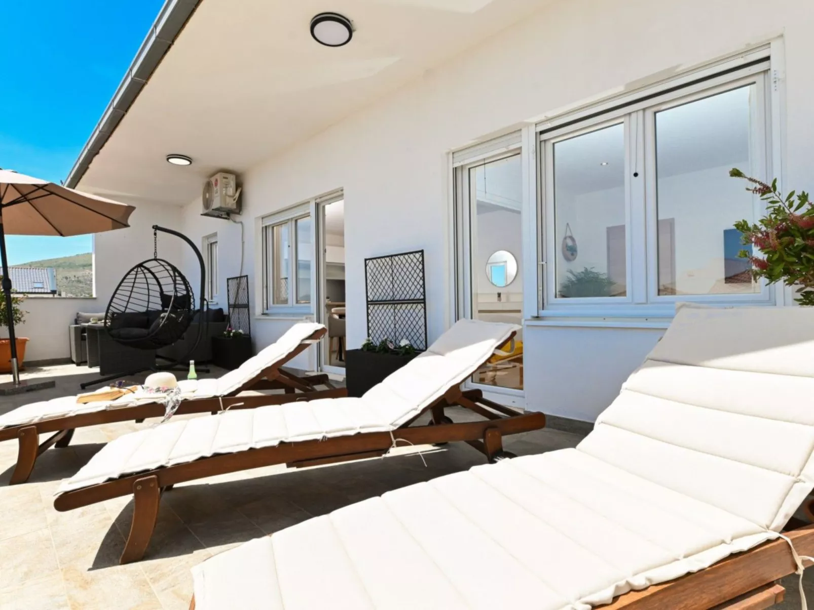 Charmante 2-Zimmer-Wohnung in der Nähe der Altstadt von Trogir-Draußen