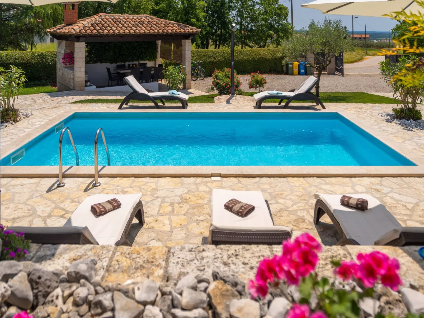 Landhaus Villa Casa Danijel mit Pool und Meerblick-Dehors