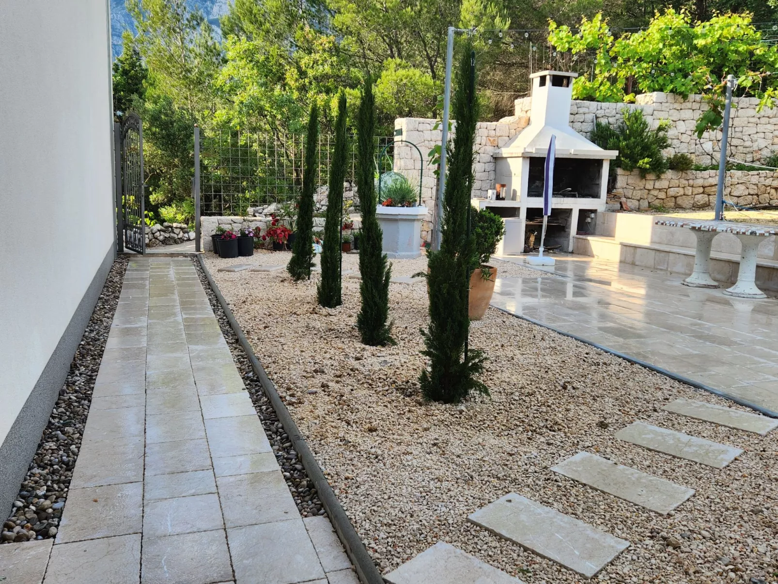 In Šimići mit Privatem Pool-Draußen