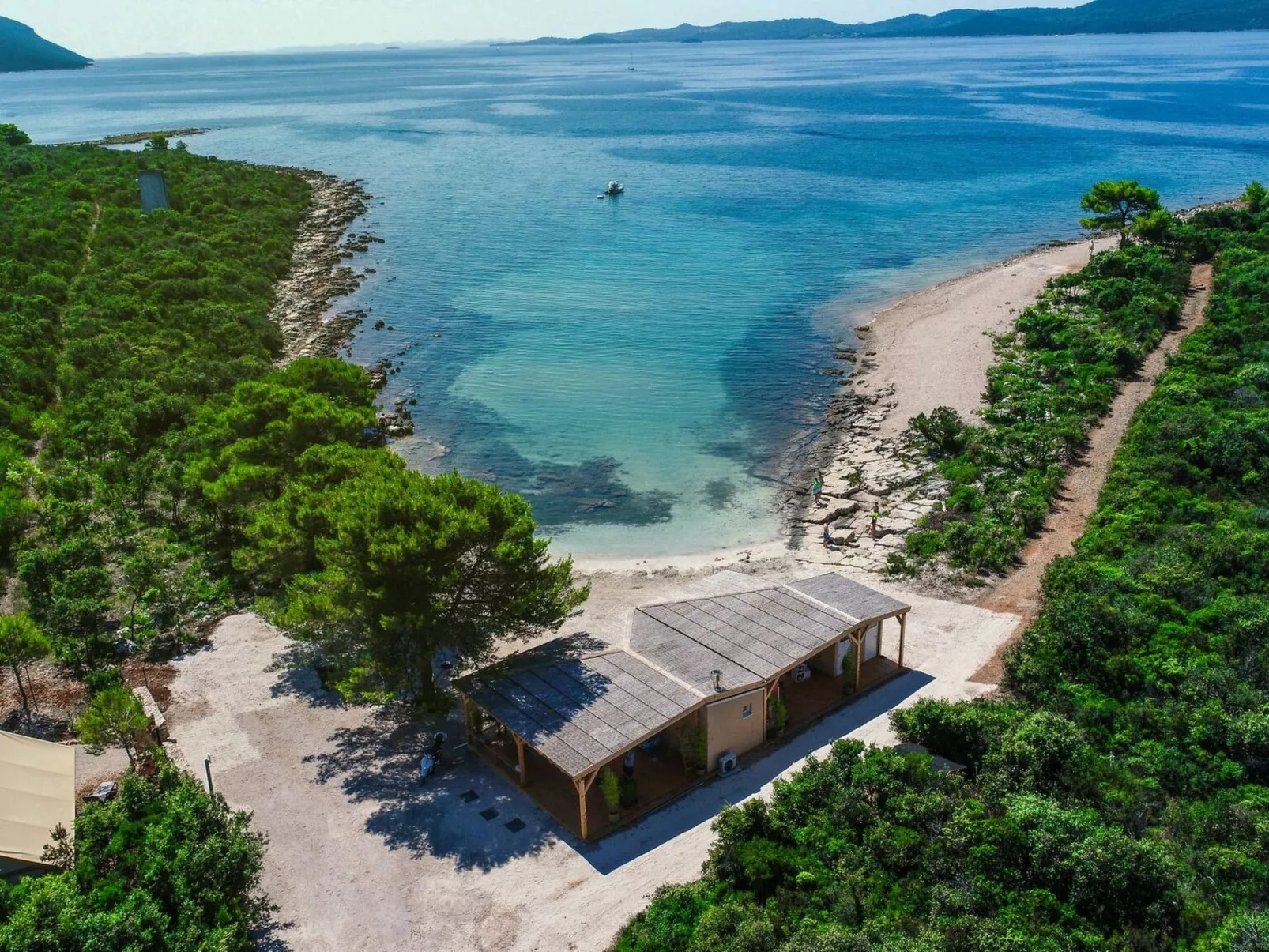 Mobilheim direkt am Strand-Outside
