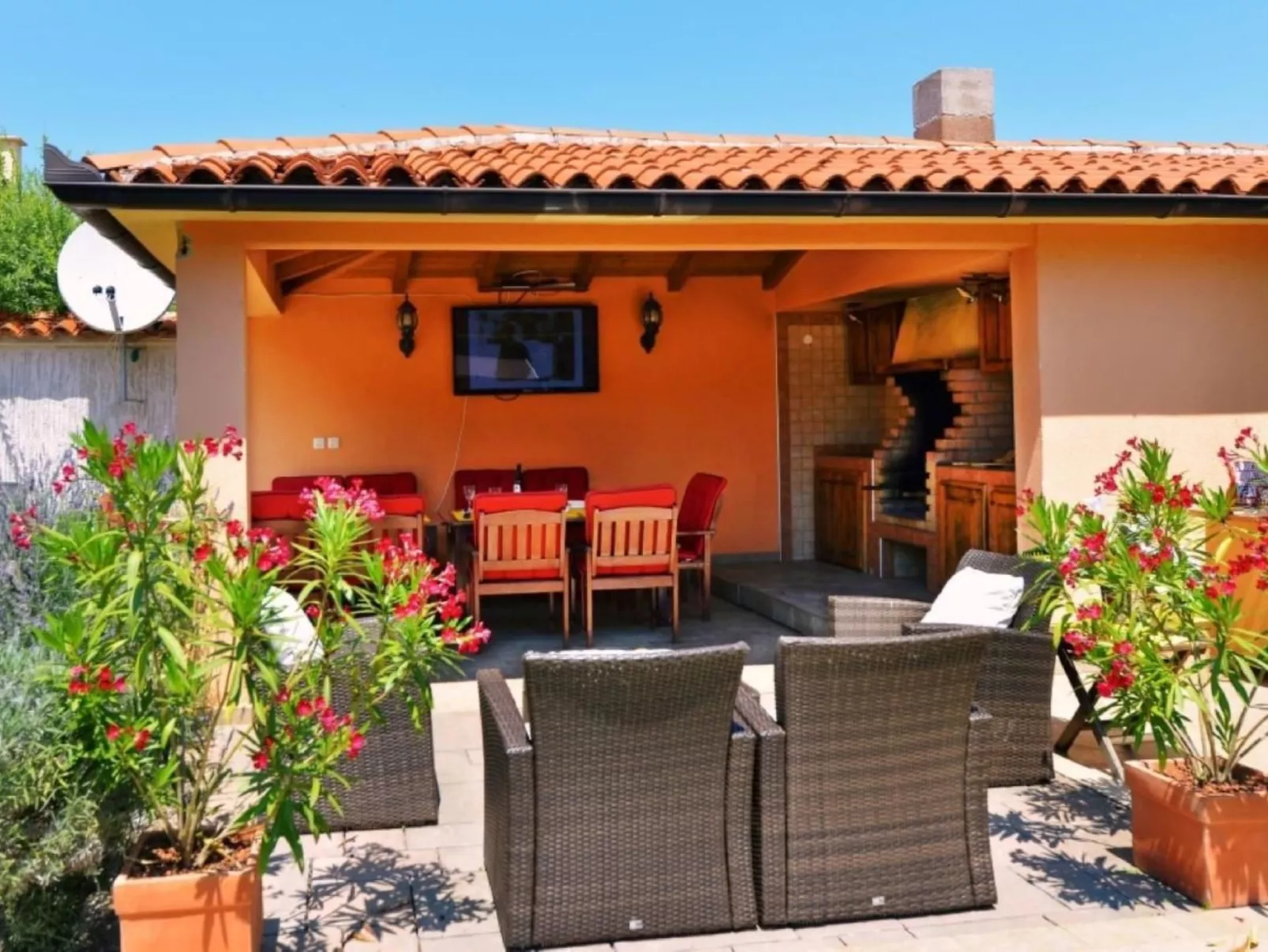 Villa Steffani in Kapelica, Istrien mit Pool-Outside