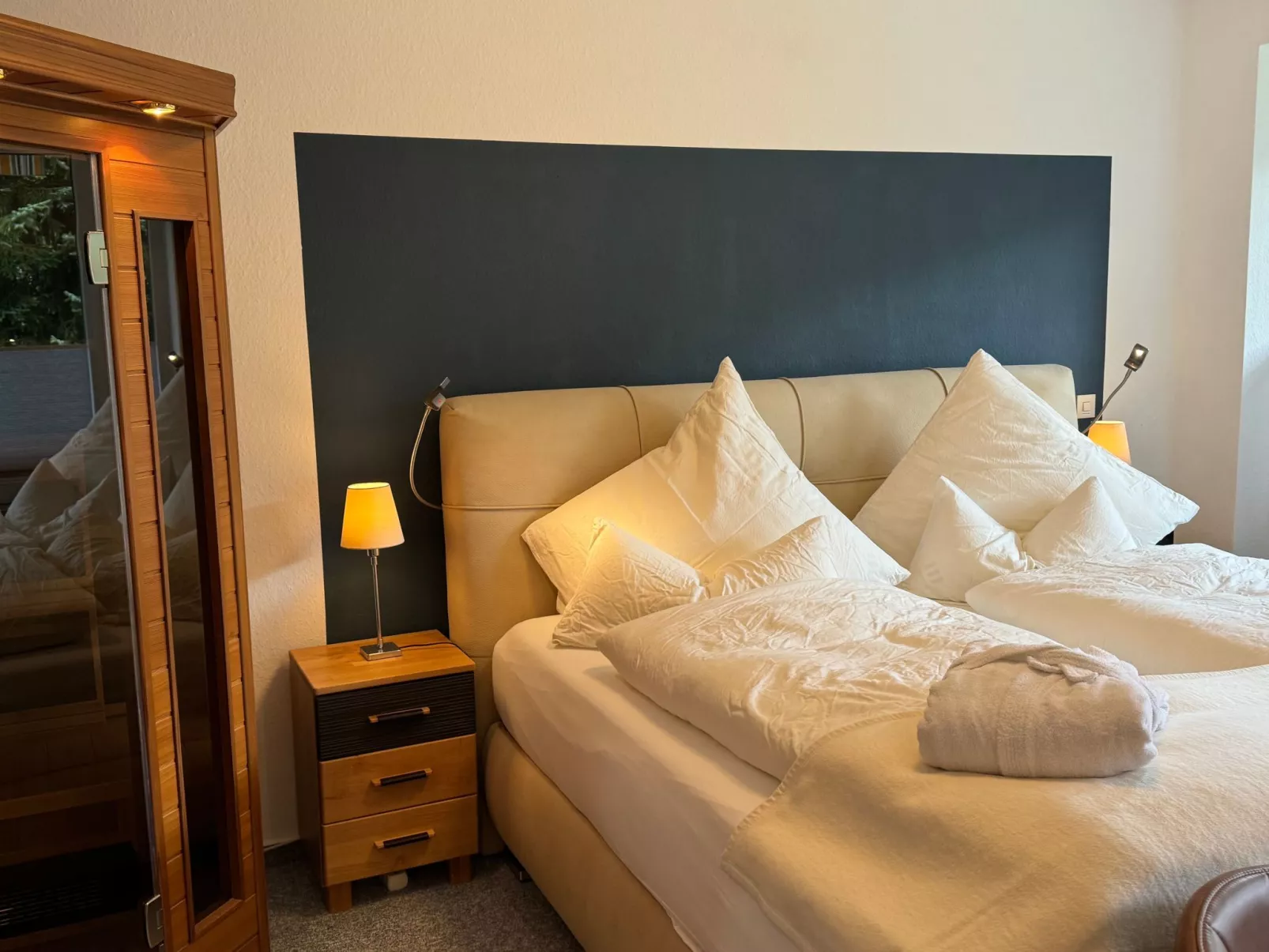 Ferienwohnung mit Infrarotwärmekabine-Drinnen