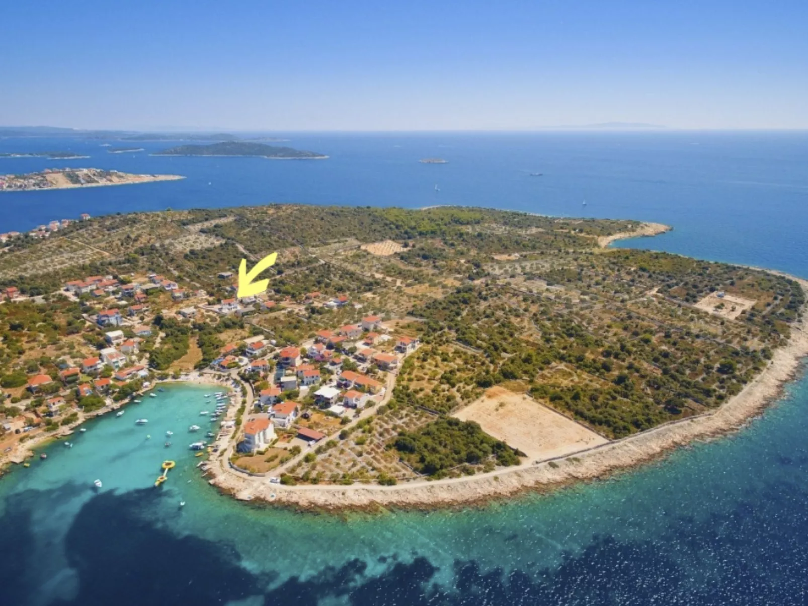 Haus in Dvornica mit privatem Parkplatz-Dehors