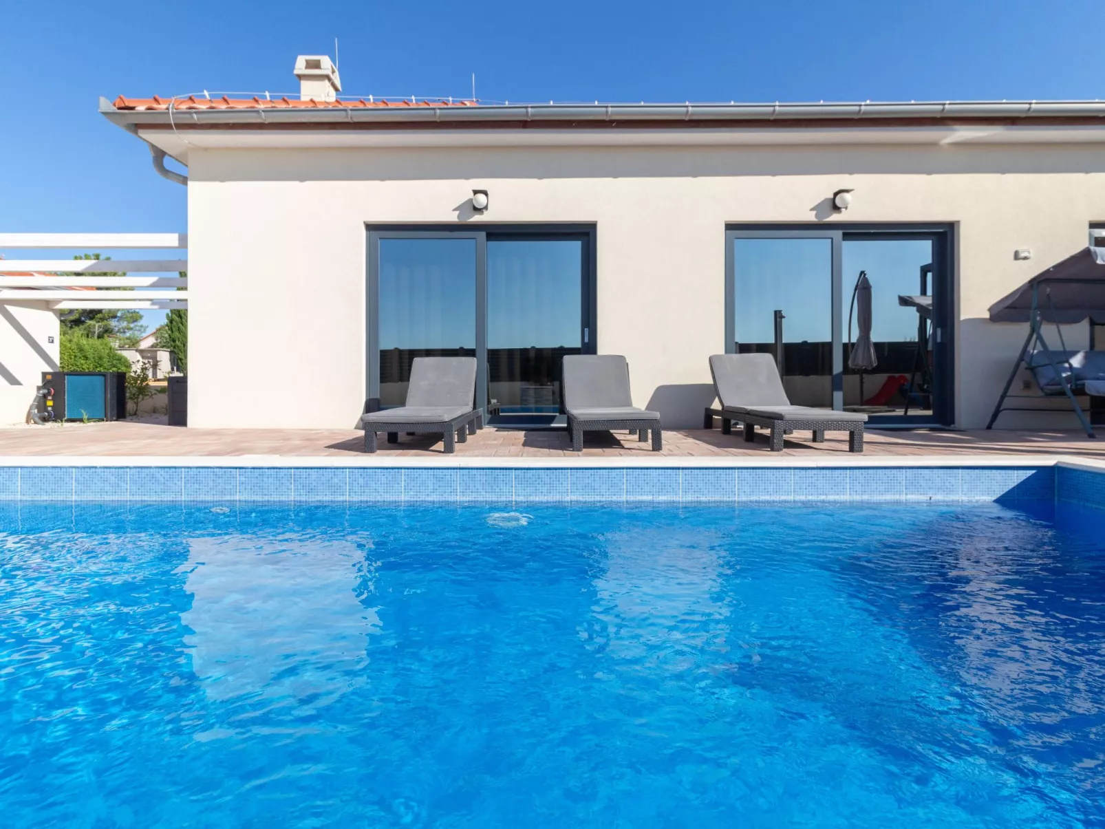 Villa in Vrsi 01 mit beheiztem Pool - TA Leut Agency-Dehors