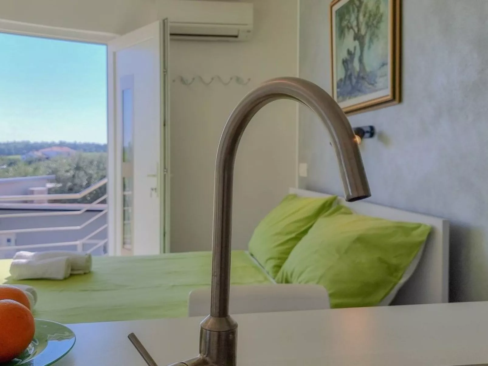 Gemütliches Studioappartement Silos Oliva-Drinnen