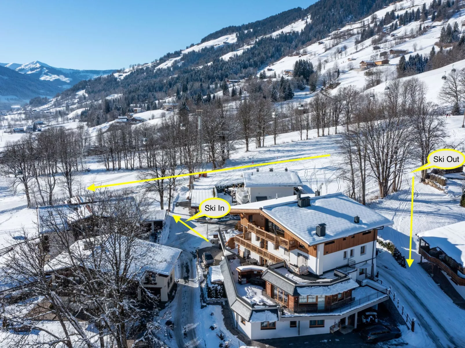 Luxuriöse Ferienwohnung mit Terrasse-Dedans