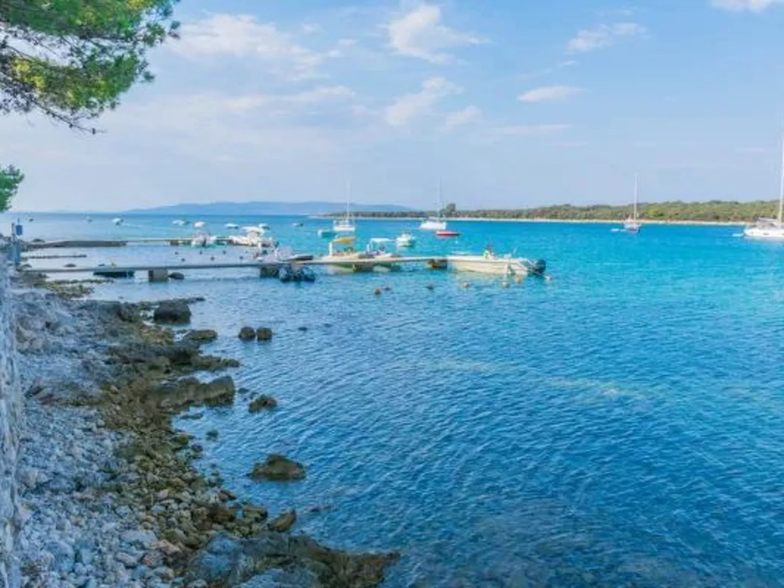 Wohnung "Punta Blue" mit Blick auf das Wasser-Draußen