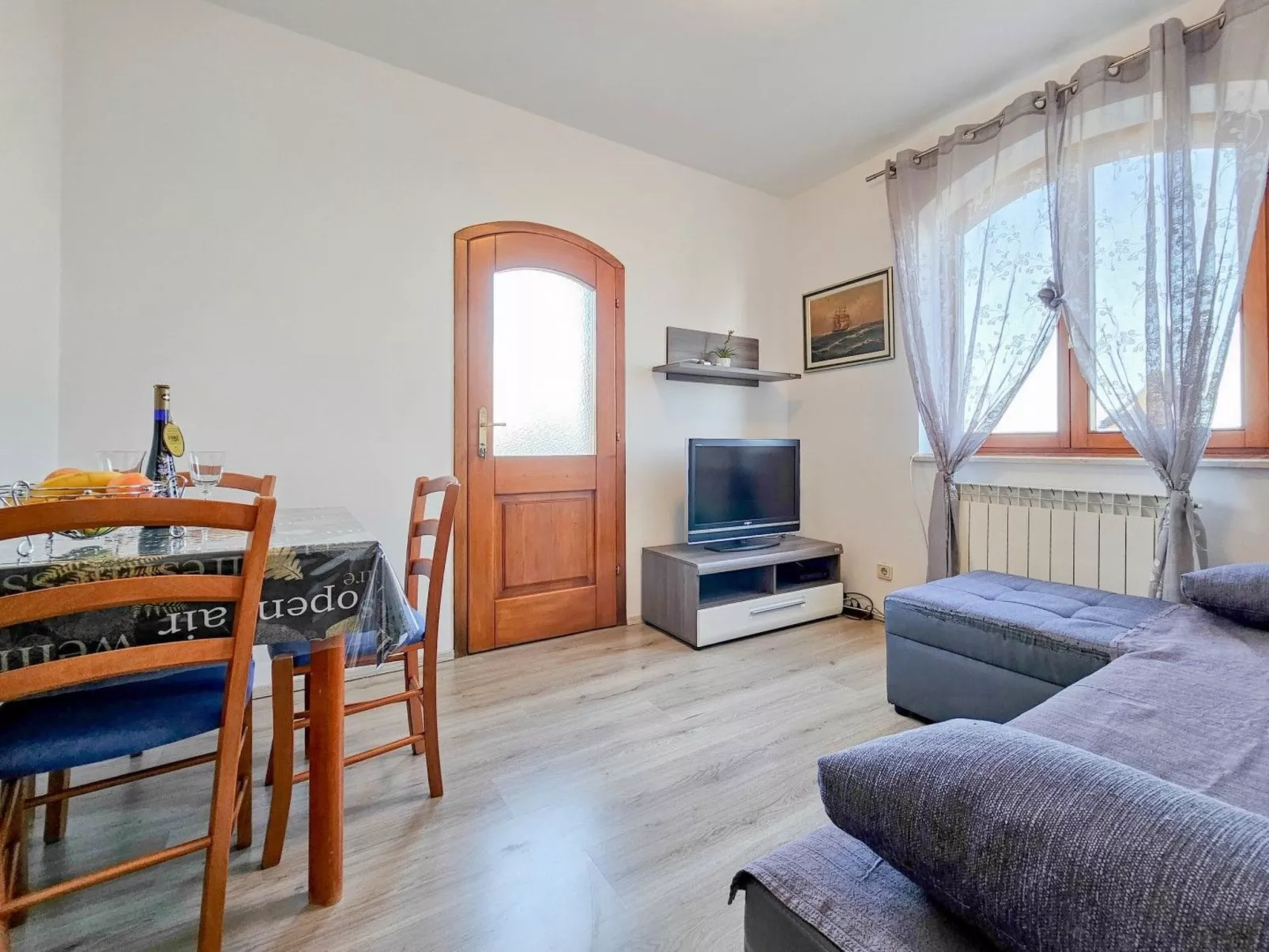 Apartment für 3 Personen mit Meerblick-Dedans