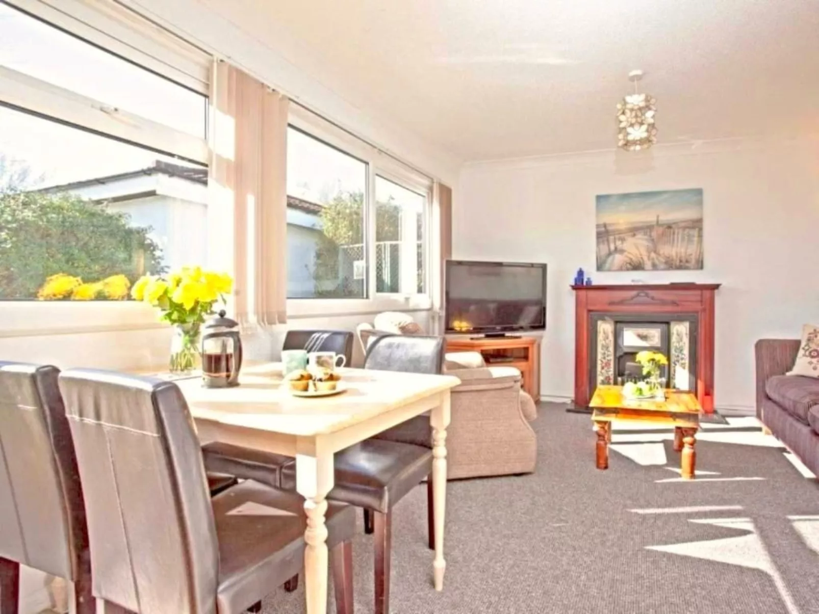 The Cove Chalet in Dawlish Warren, für 4 Personen-Inside