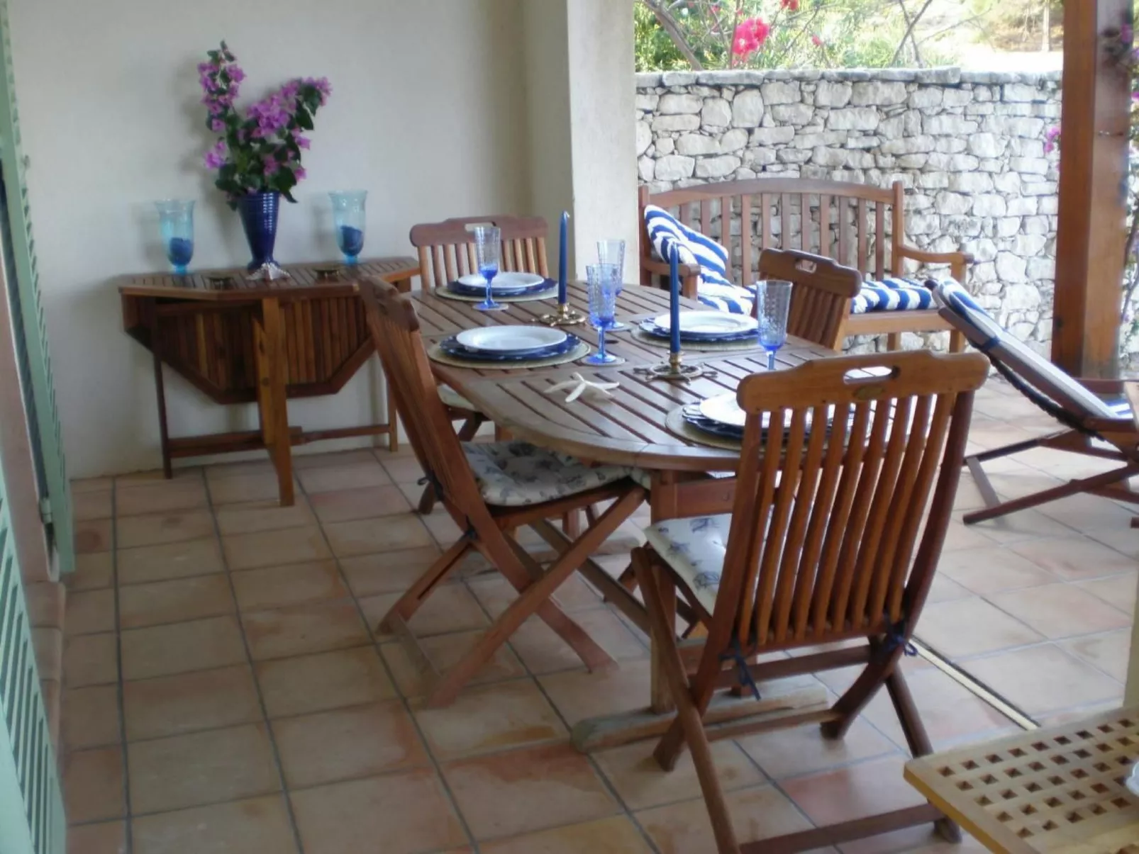 Pont de bateau, Meerblick mit privatem Pool-Dehors