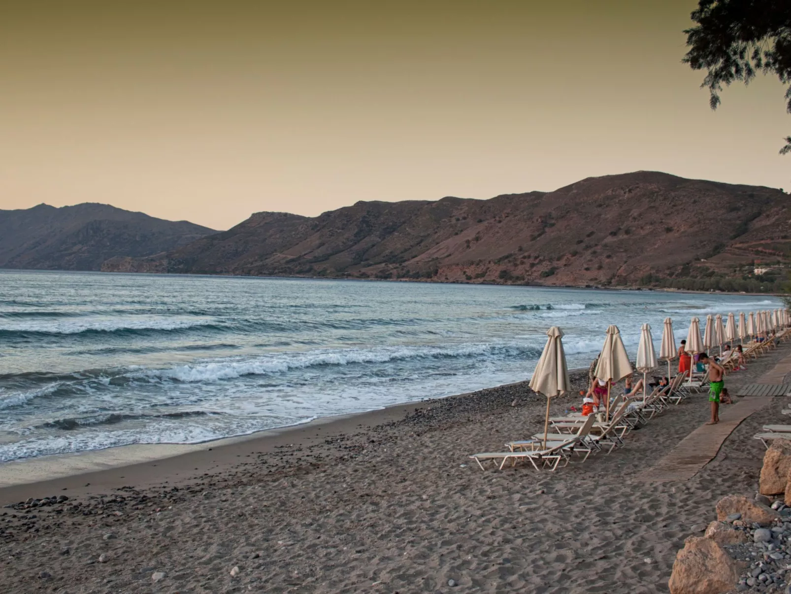 In Mithimna mit Privatem Pool-Draußen