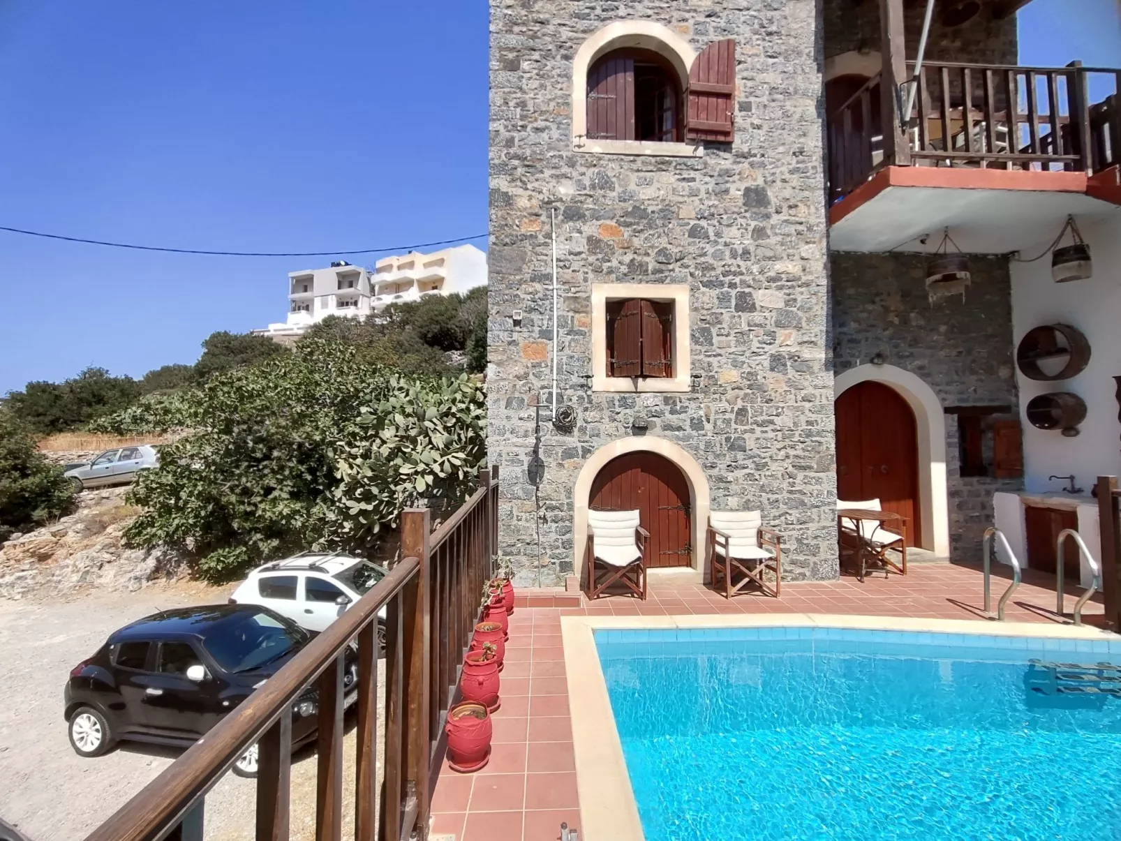 Steinhaus Erato Privater Pool Landschaftliche Kretische Ansichten-Outside