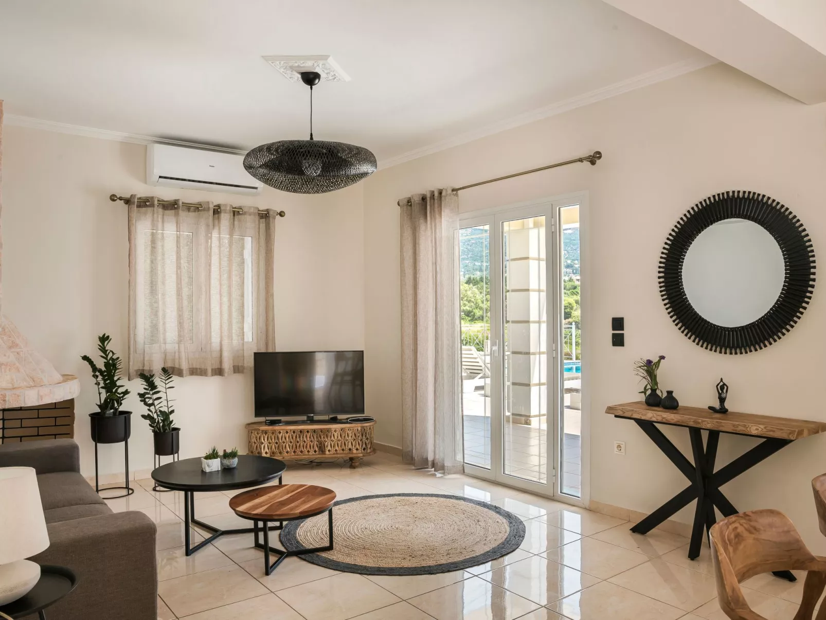 Luxusvilla Thalassa, direkt am Meer-Dedans