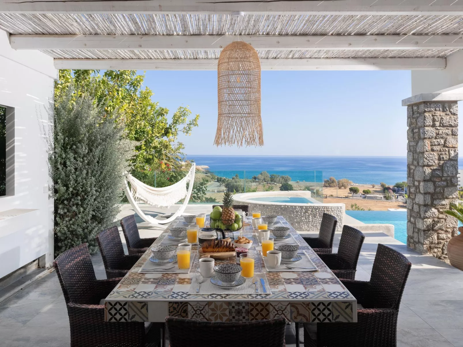 Moderne Luxusvilla-Dehors