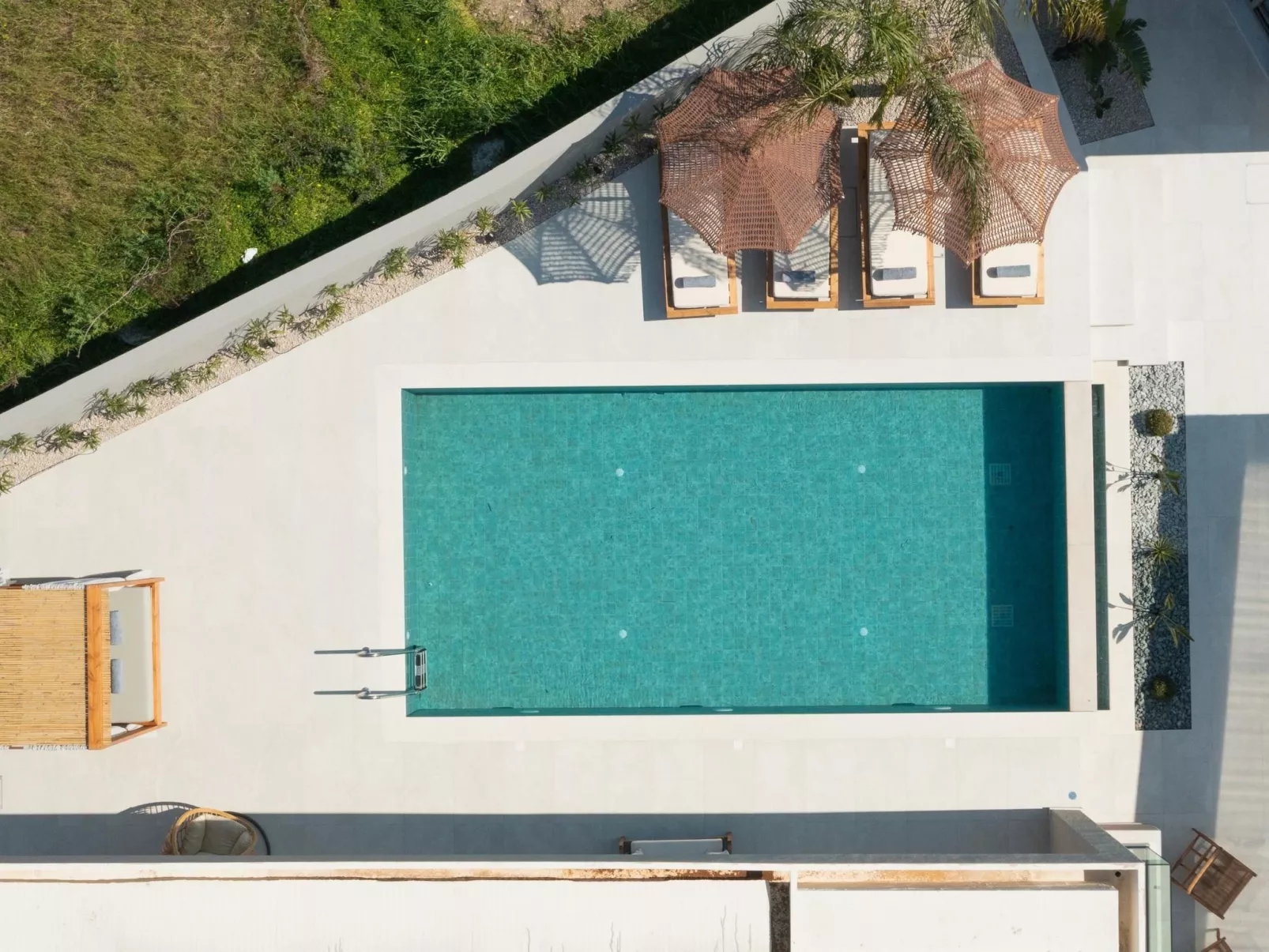 Golf Beach Villa in der Nähe von Afantou Beach-Dehors