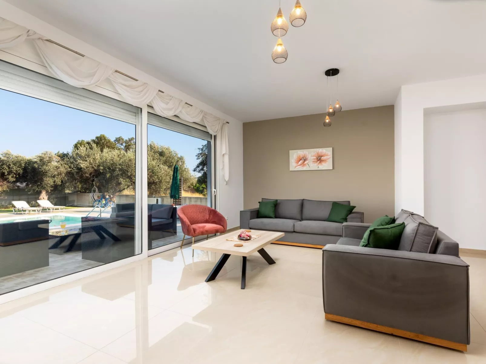 Ferienvilla Mika mit privatem Pool-Dedans