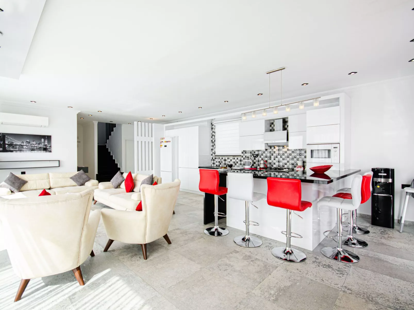 Moderne Villa-Inside