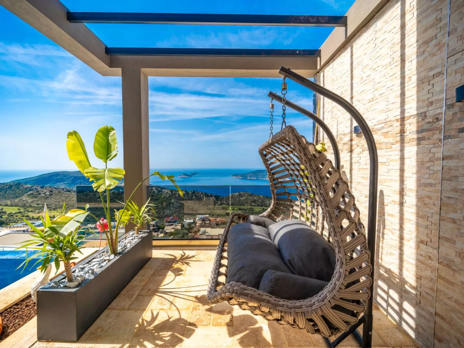 Moderne Luxusvilla mit Meerblick-Dehors