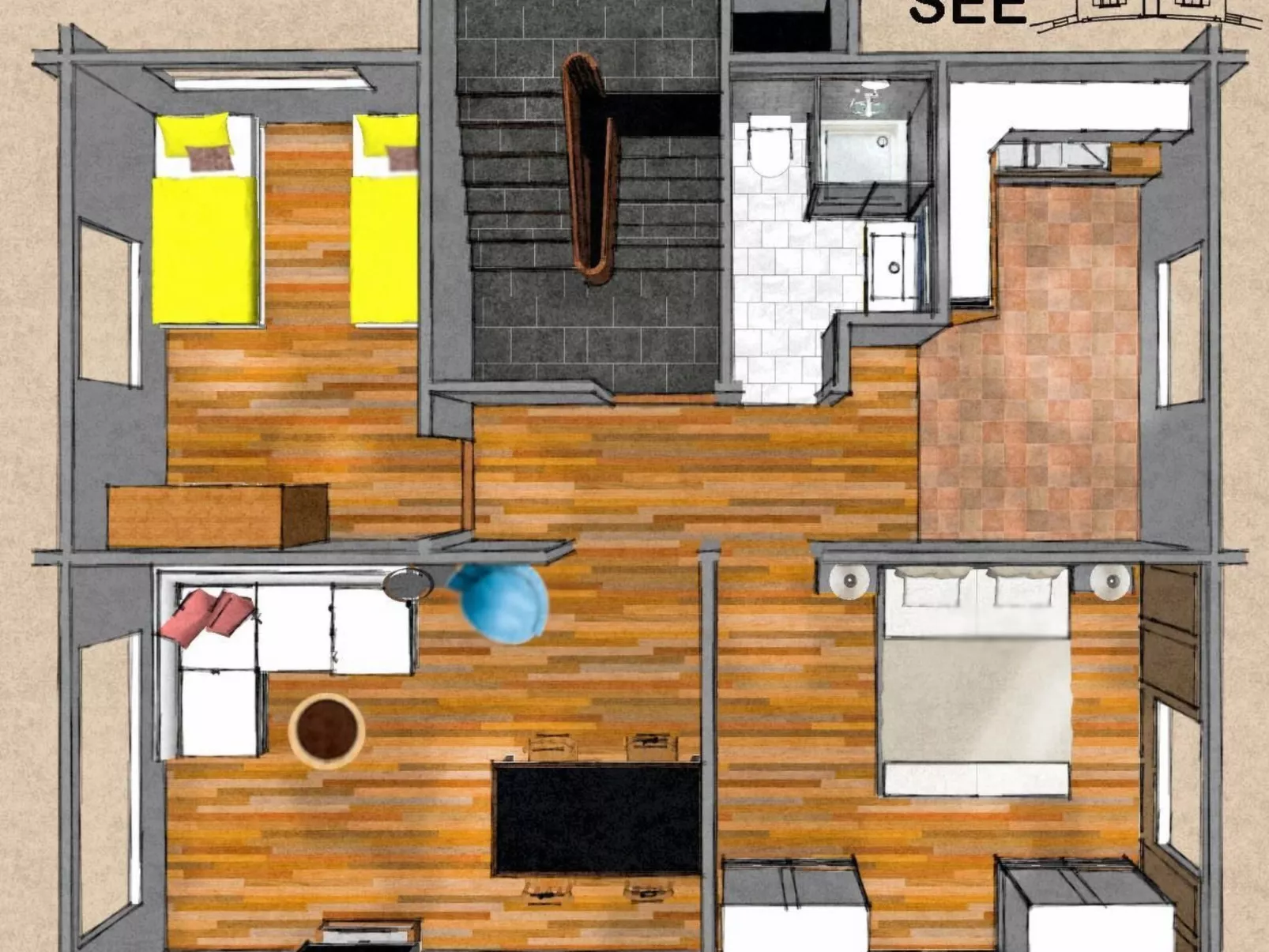 Chalet Haus am See-Dedans