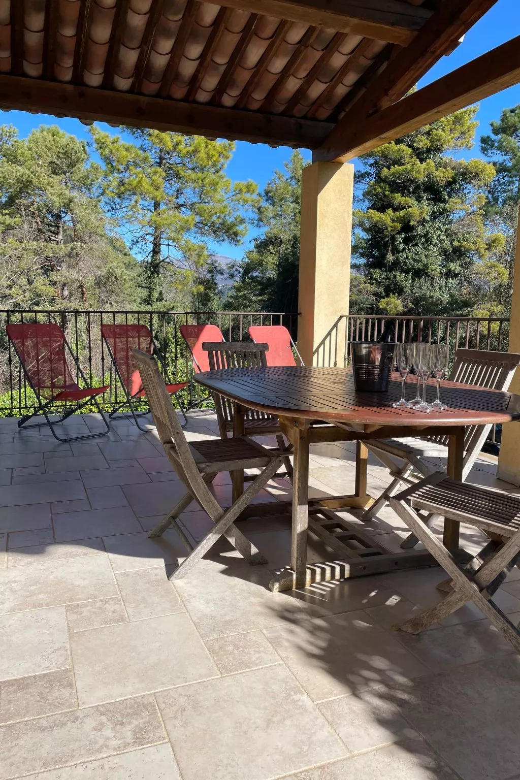 Apartment mit Pool Infinity-Draußen