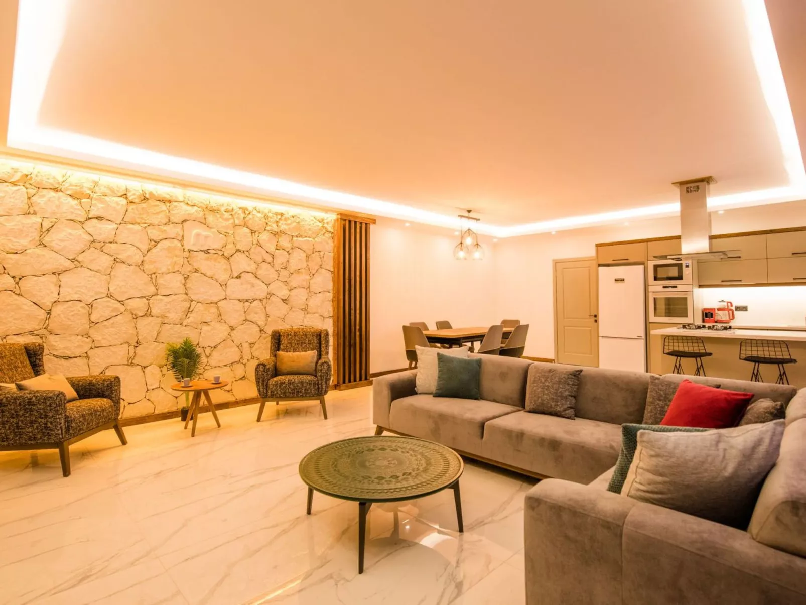 Villa Niro in Kalkan Incebel-Drinnen