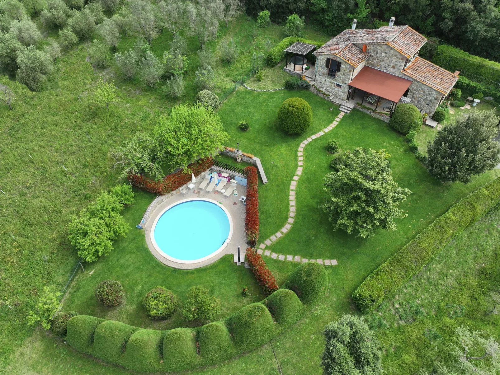 Anwesen "Toskanische Villa" mit privatem Pool