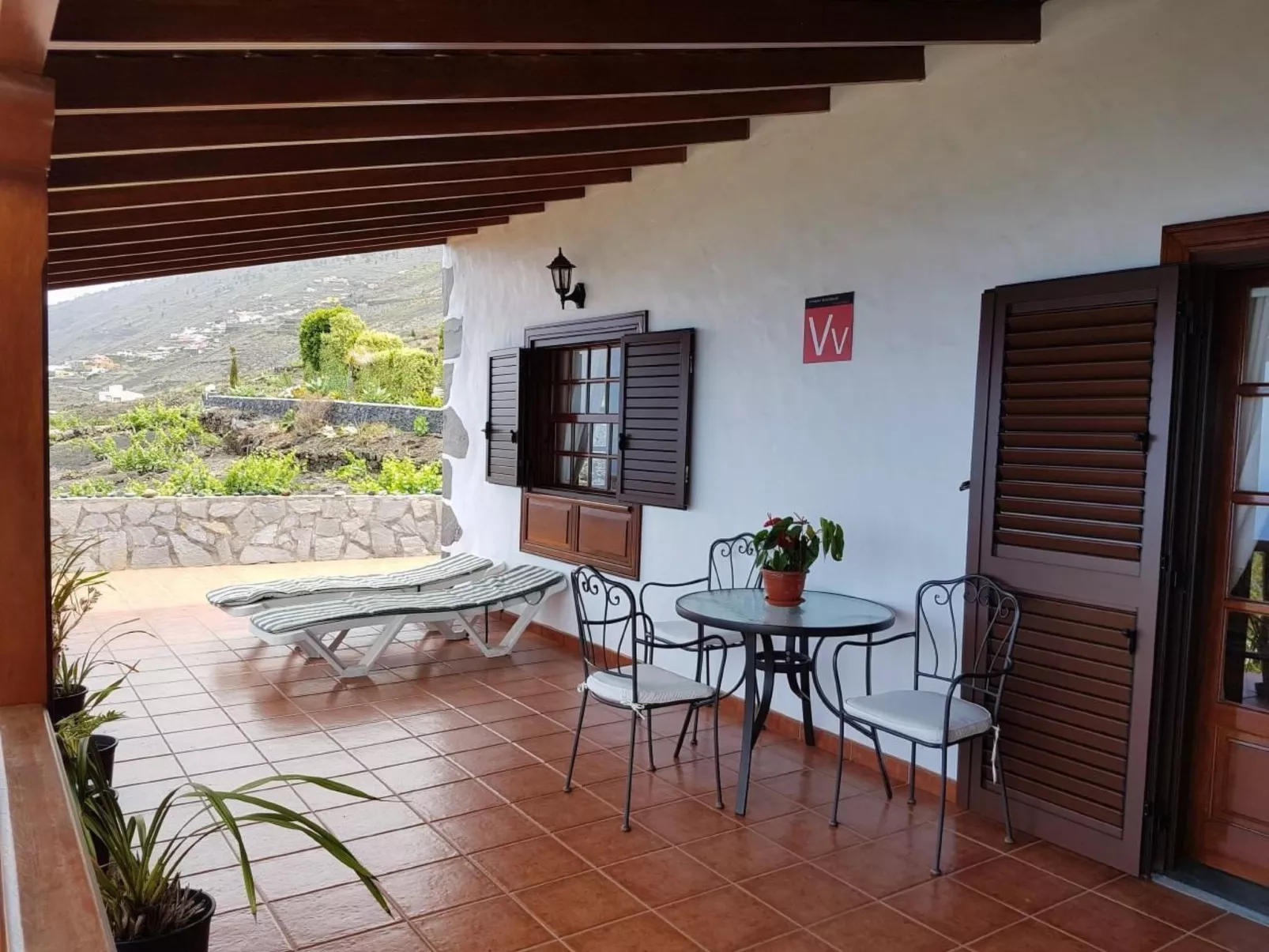 "Las Viñas" mit Wasserblick-Dehors