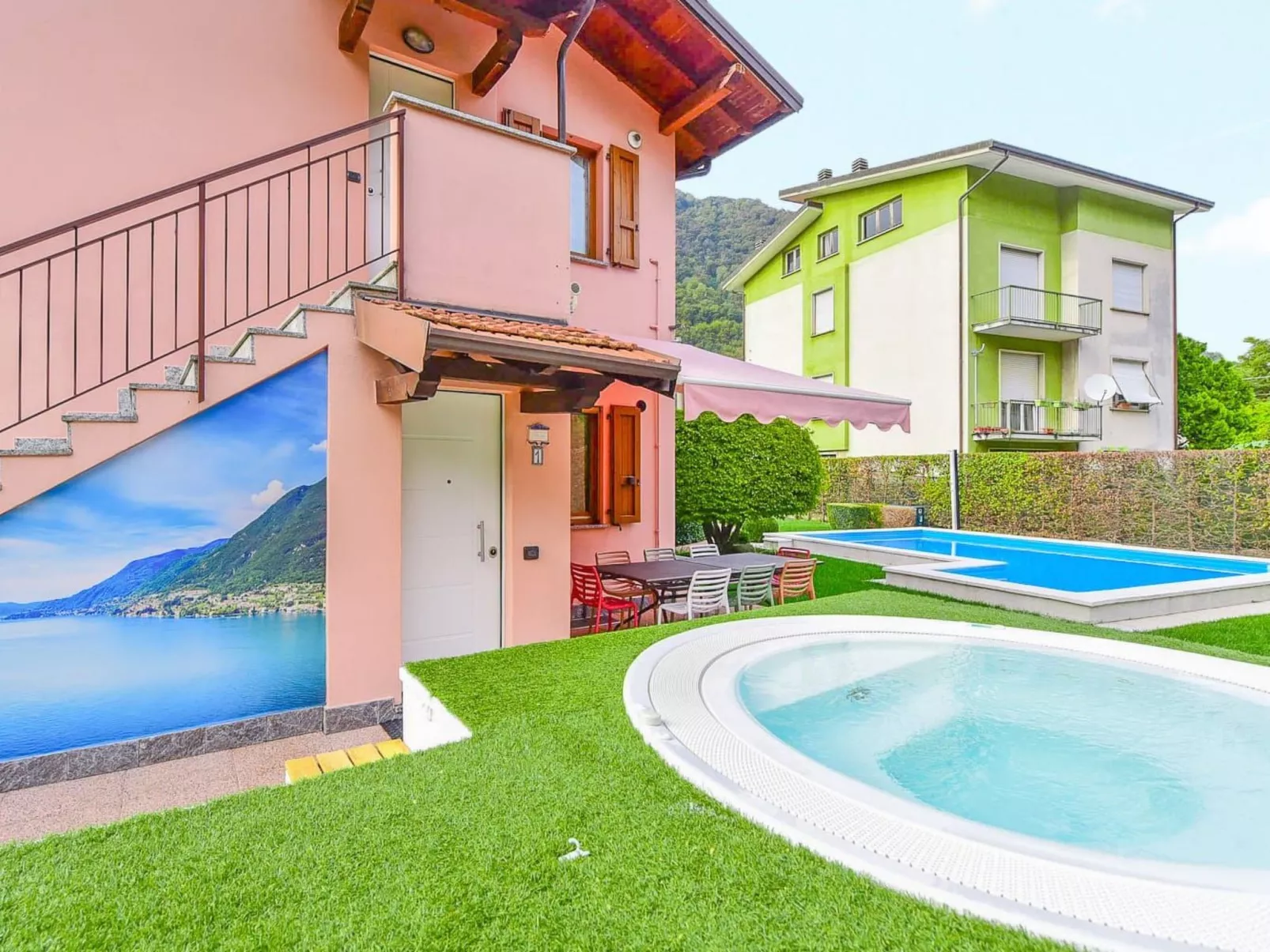 Jane e Jolie Haus privates Schwimmbad und Jacuzzi-Outside