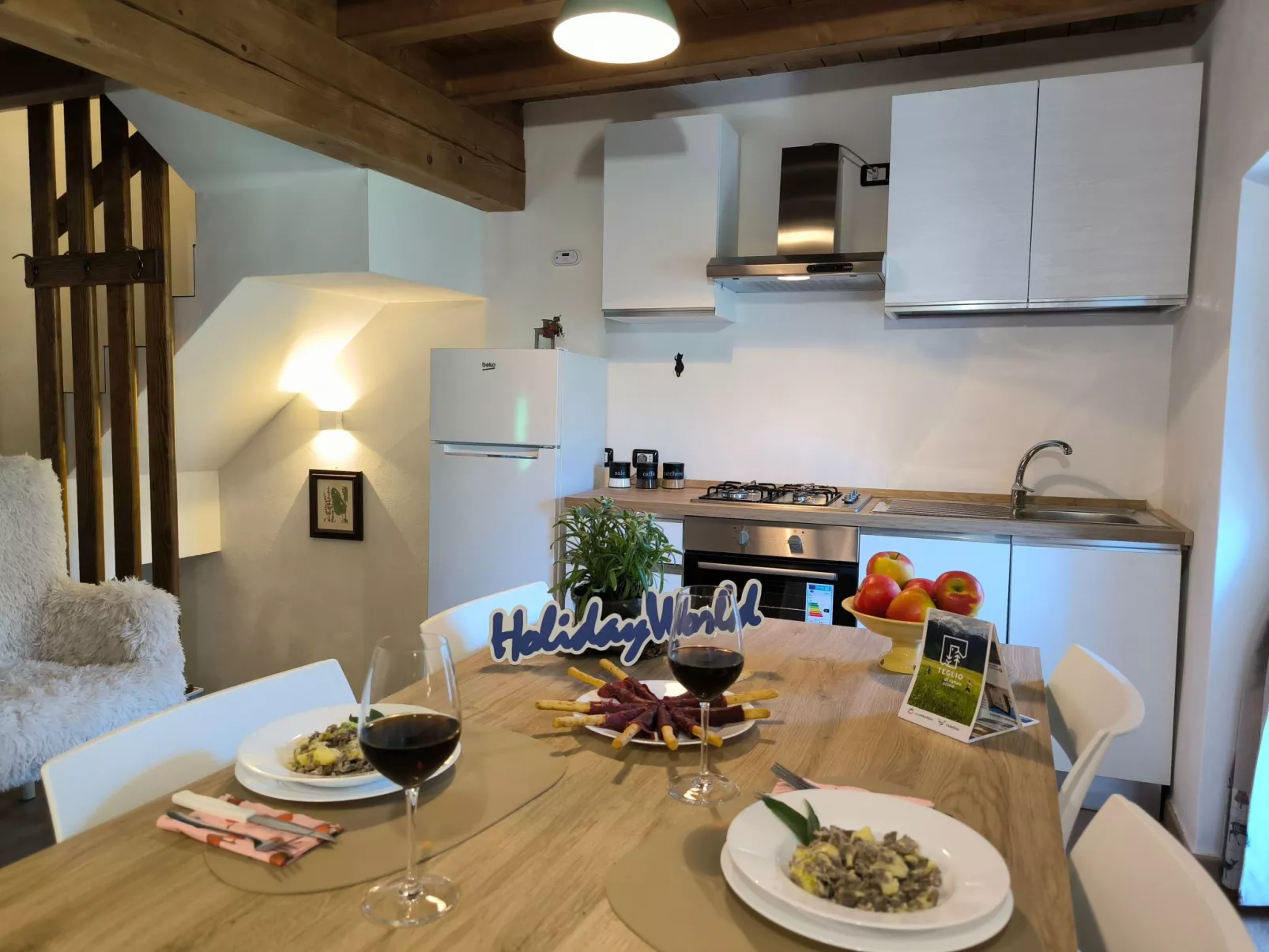 Chalet San Gervasio bei Holiday World-Drinnen