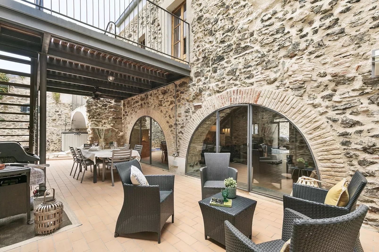Casa Costa Brava - Gariguella Pool-Terrasse/Balkon
