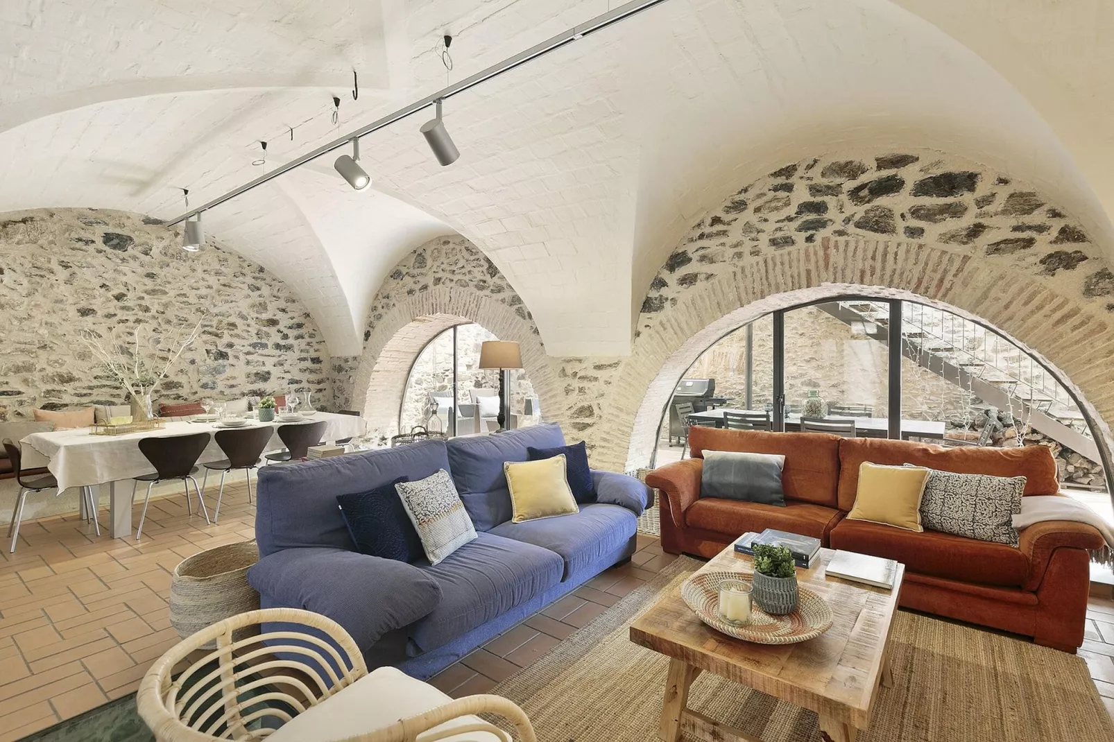 Casa Costa Brava - Gariguella Pool-Wohnzimmer
