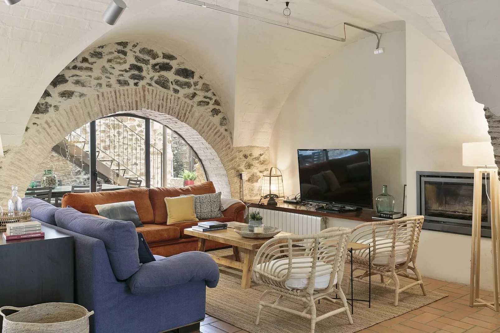 Casa Costa Brava - Gariguella Pool-Wohnzimmer
