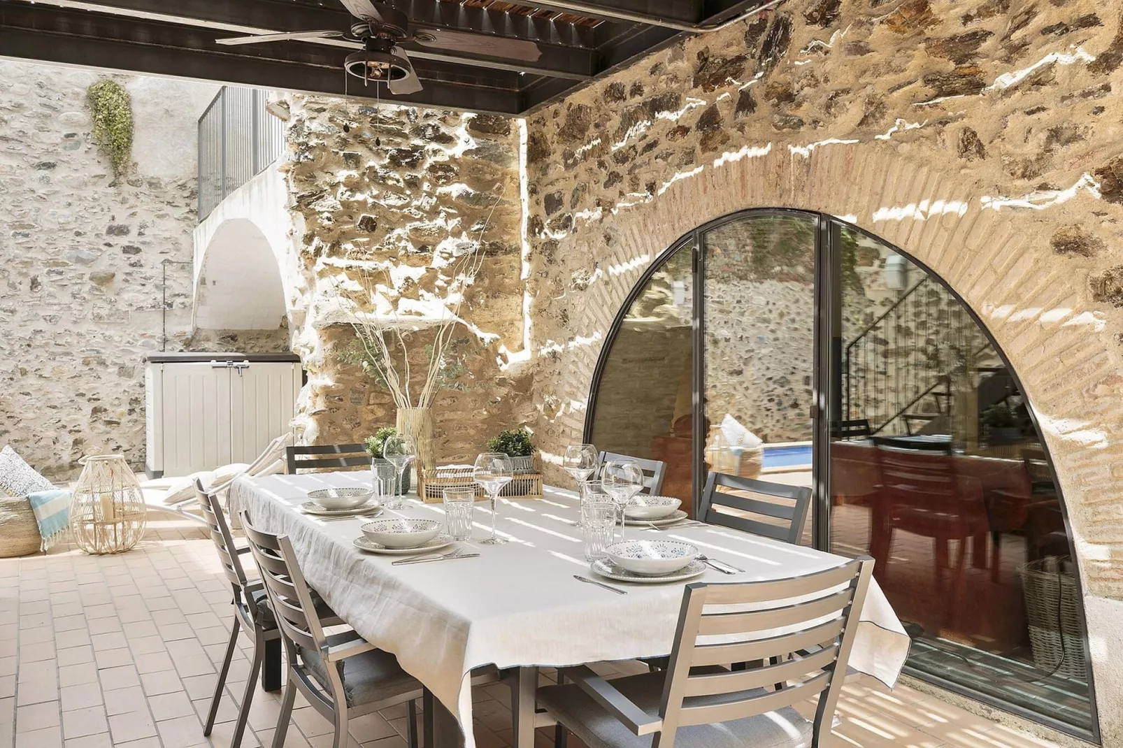 Casa Costa Brava - Gariguella Pool-Terrasse/Balkon