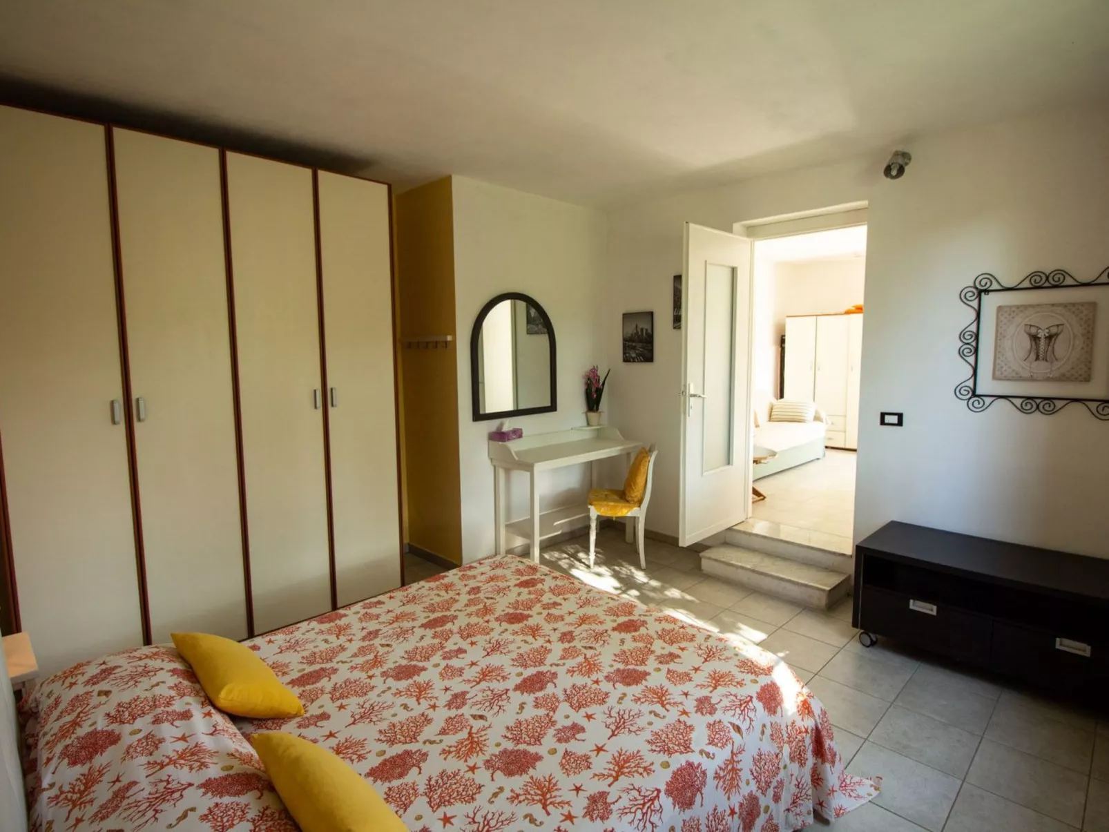 Komfortable Ferienwohnung in Cervo mit Garten-Dedans