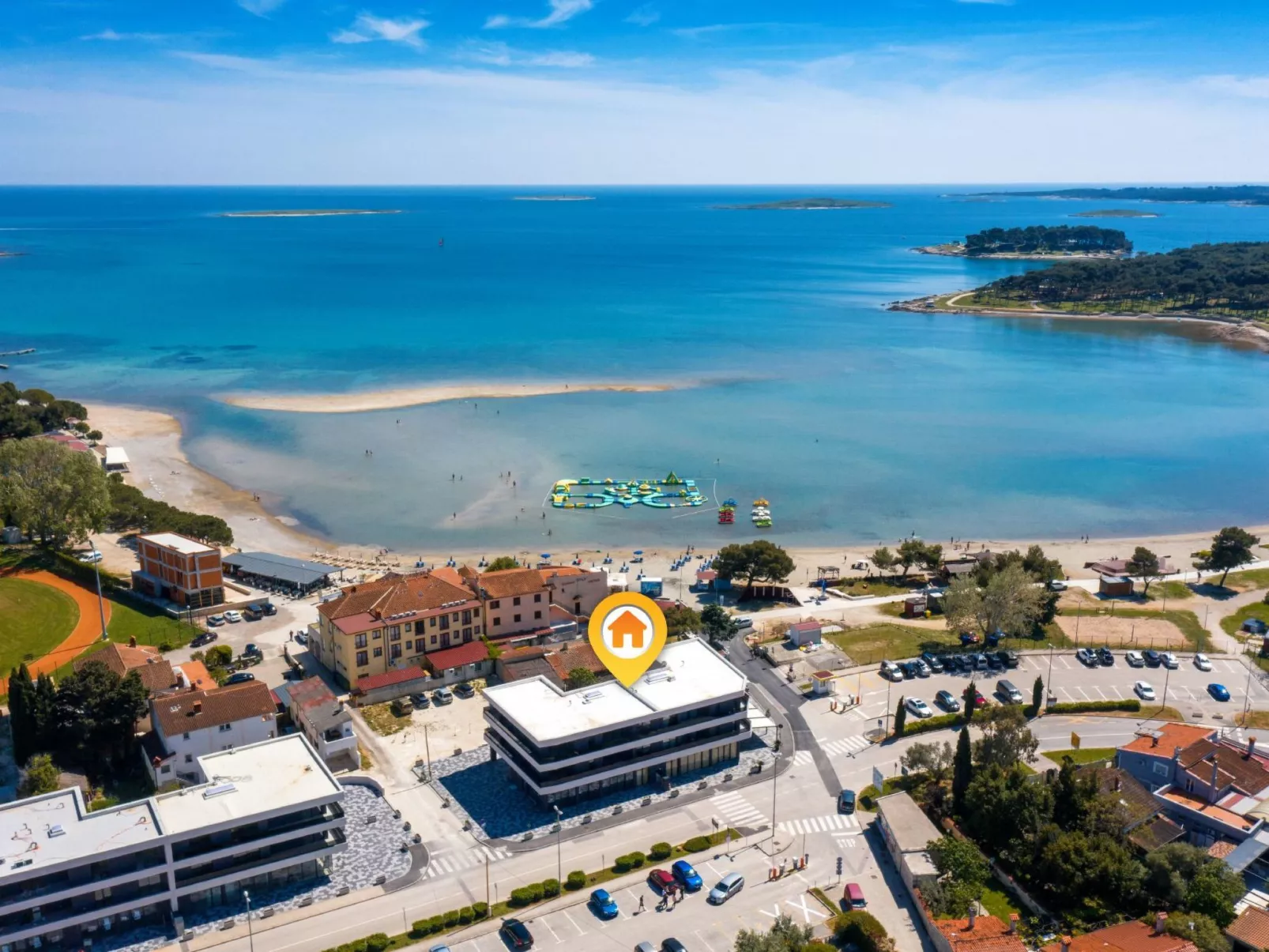 Wohnung "A'more Bijeca2" mit Blick auf das Wasser