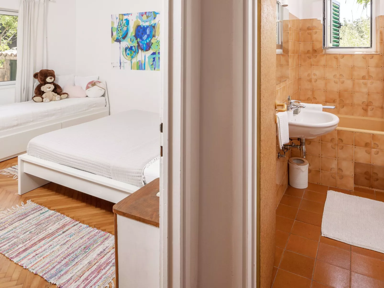 In Rudina mit Privatem Pool-Drinnen