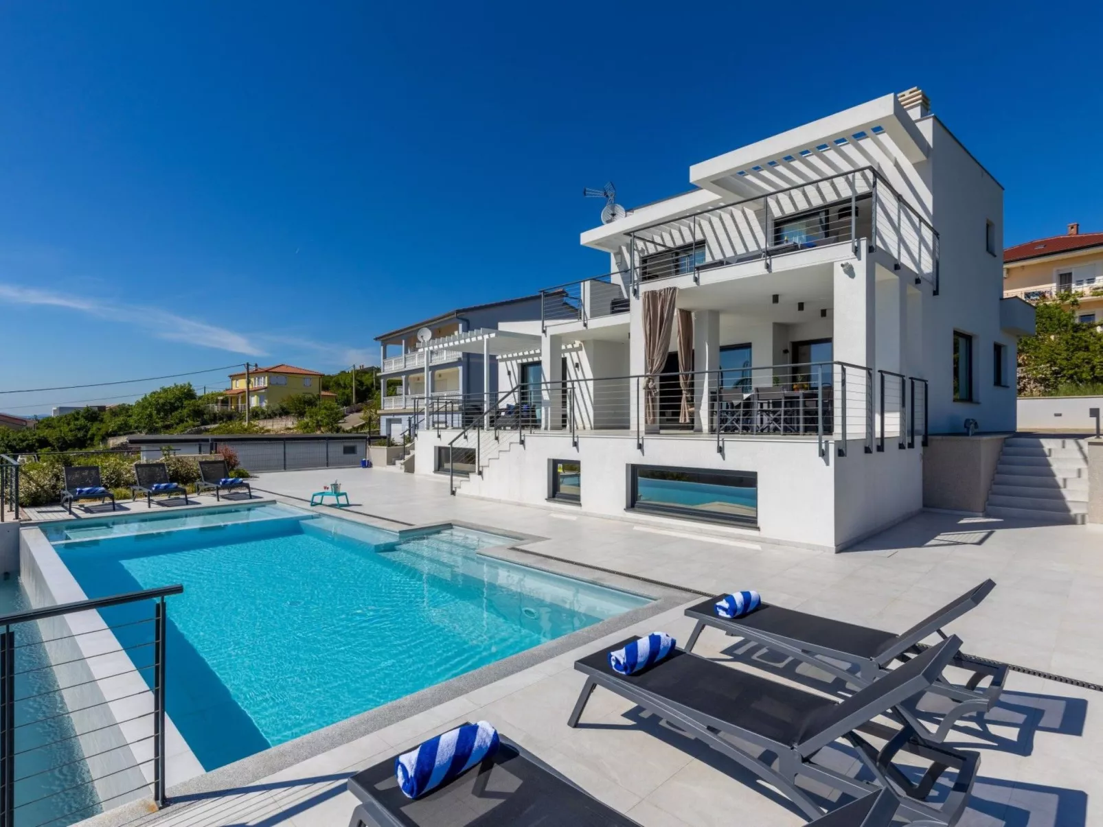 Villa Visum für 7 Personen in Srika, Kvarner Bucht-Dehors