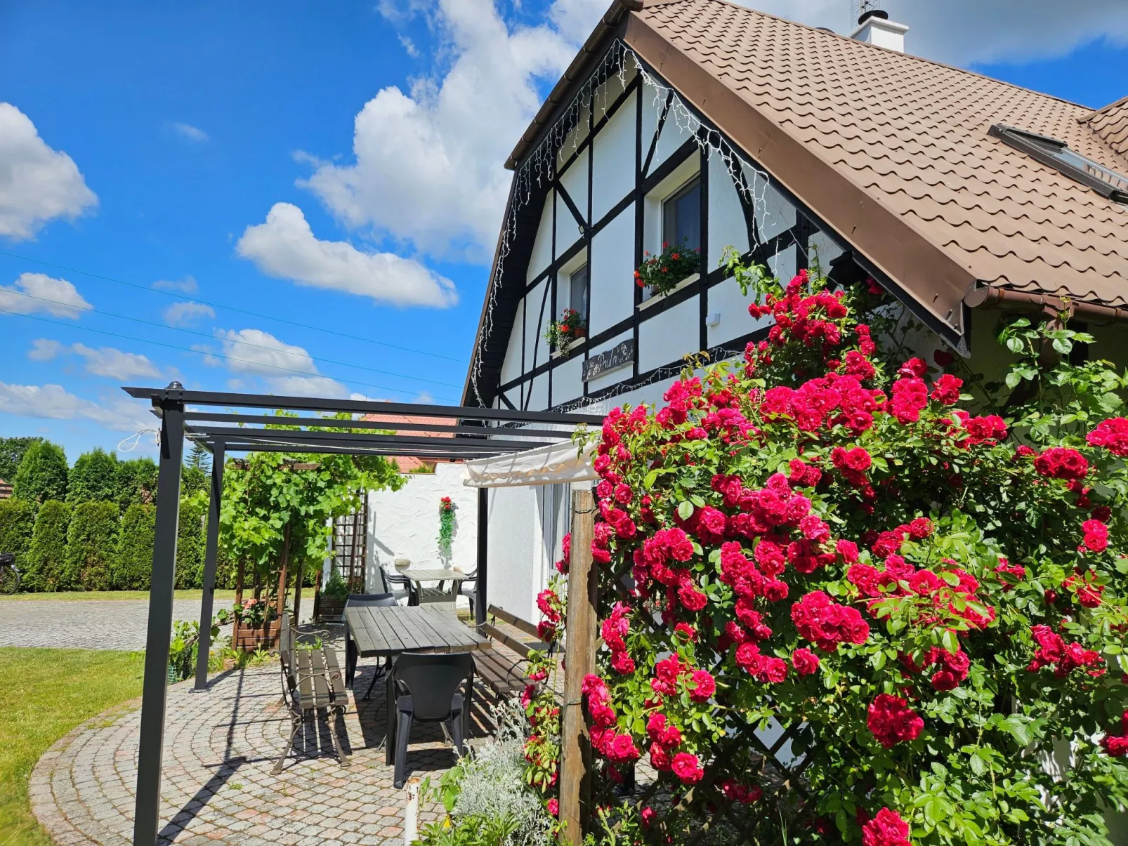 Fachwerkhaus "Paula" mit Blick auf das Wasser